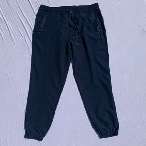 Zara windbreaker navy blue jogger pants